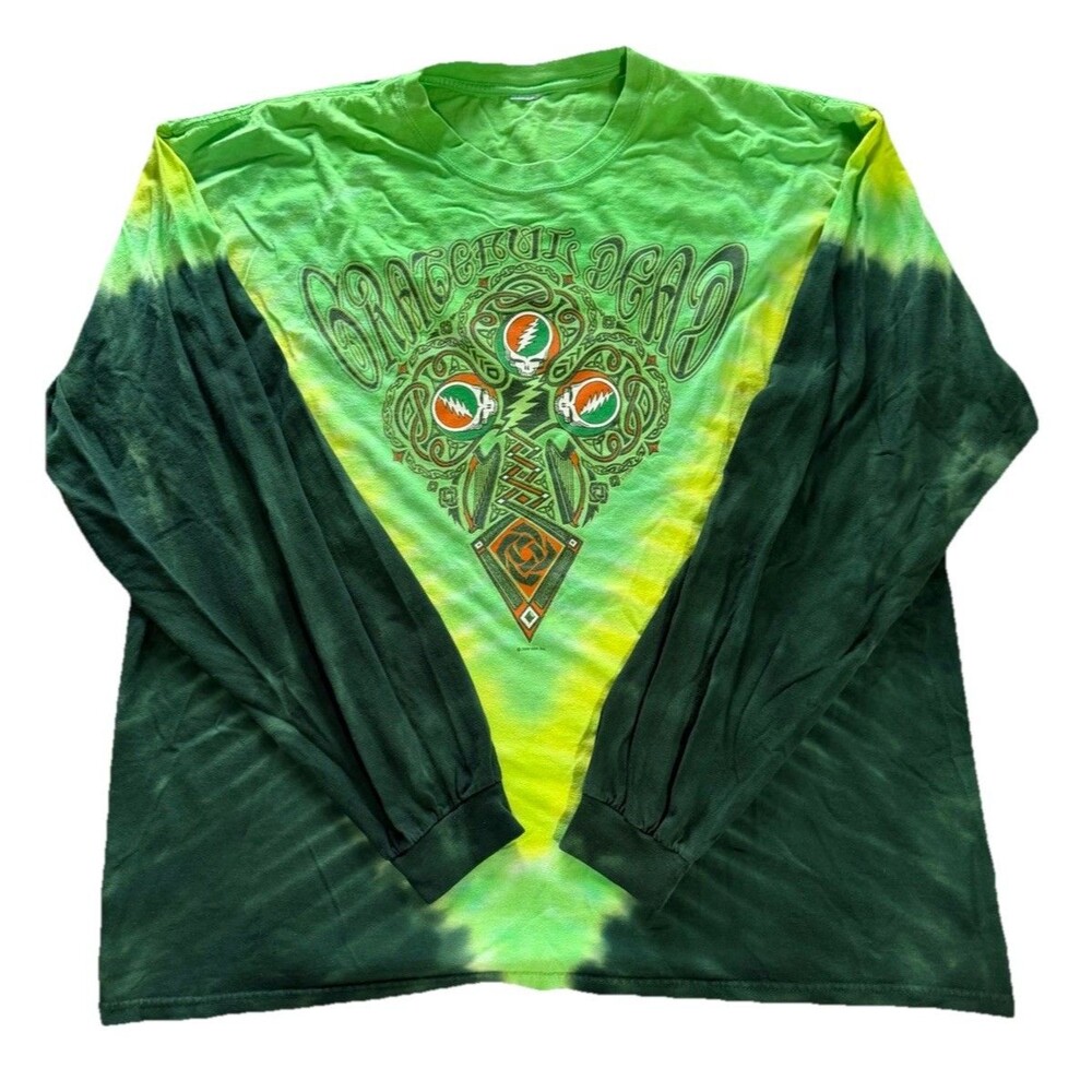 Grateful Dead 2009 SYF Celtic Knot Tie Dye Long Sleeve Shirt Mens 2XL